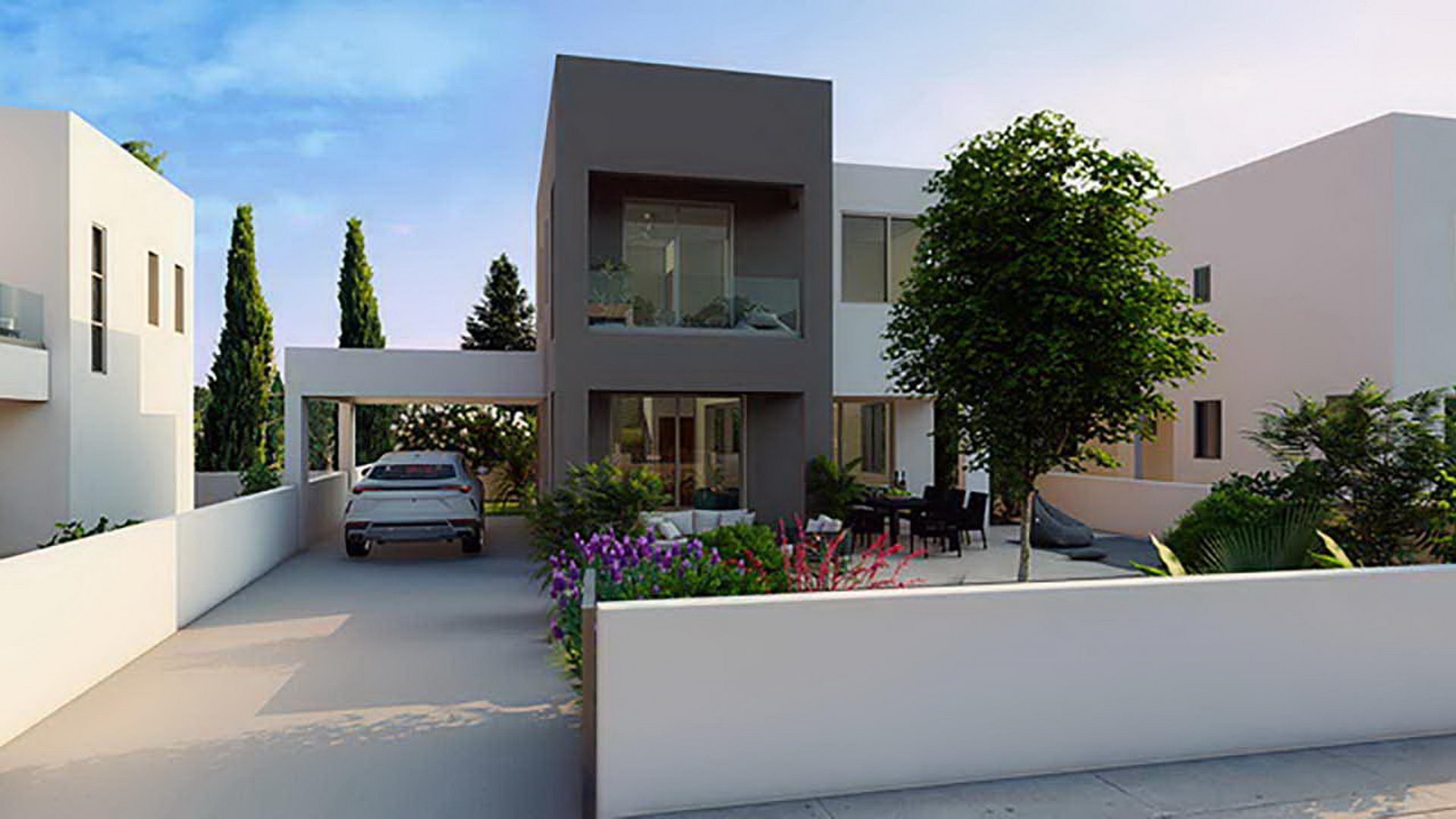 Вилла с 3 спальнями в Zephyros Village 3, Мандрия, Пафос, Кипр № 9133