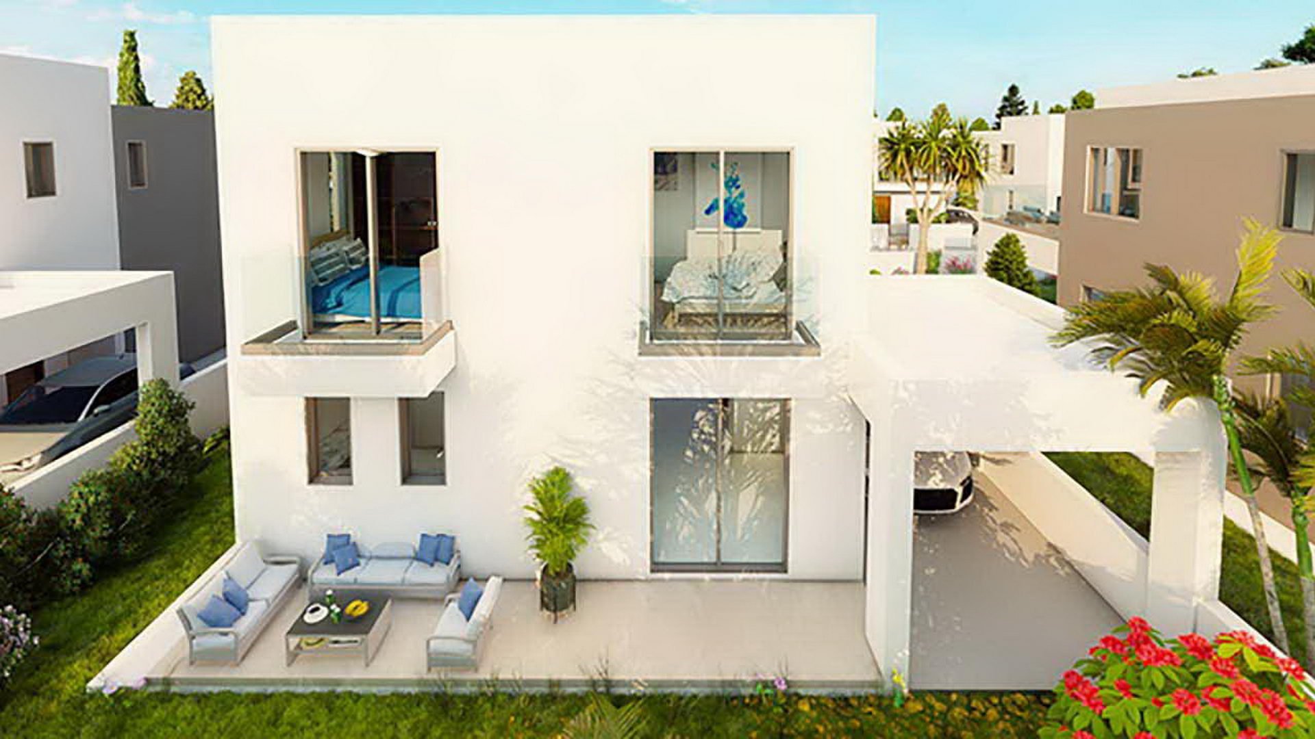 3 chambres Villa à Zephyros Village 3 Mandria, Paphos, Chypre No. 9129