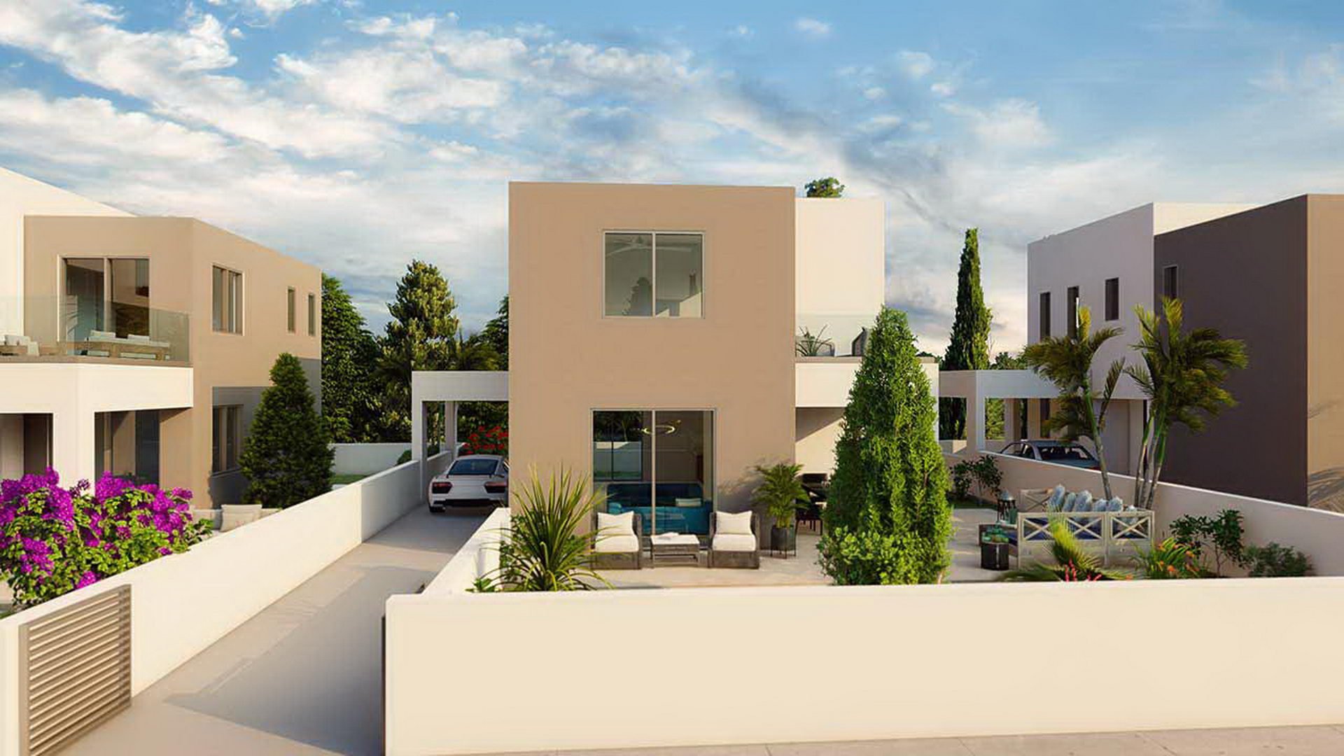 3 chambres Villa à Zephyros Village 3 Mandria, Paphos, Chypre No. 9129