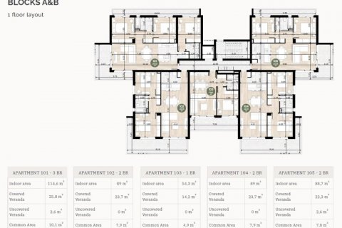 1 dormitorio Apartamento en Limassol,  No. 38924 9