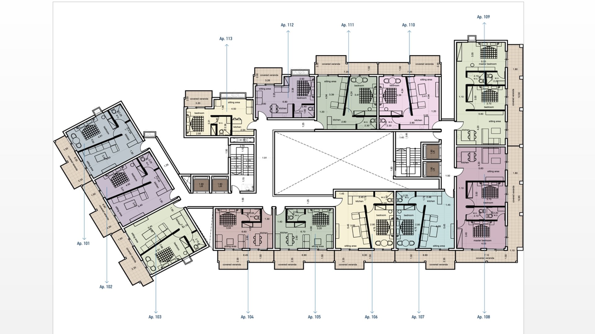 2 chambres Appartement à Potamos tis Germasogeias, Germasogeia, Limassol, Chypre No. 28700