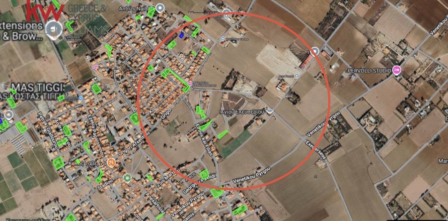 Земельный участок 733м2 в Перволия, Ларнака,  № 50953