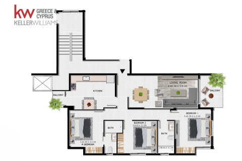 3 chambres Appartement à Larnaca, Larnaka,  No. 52149 5