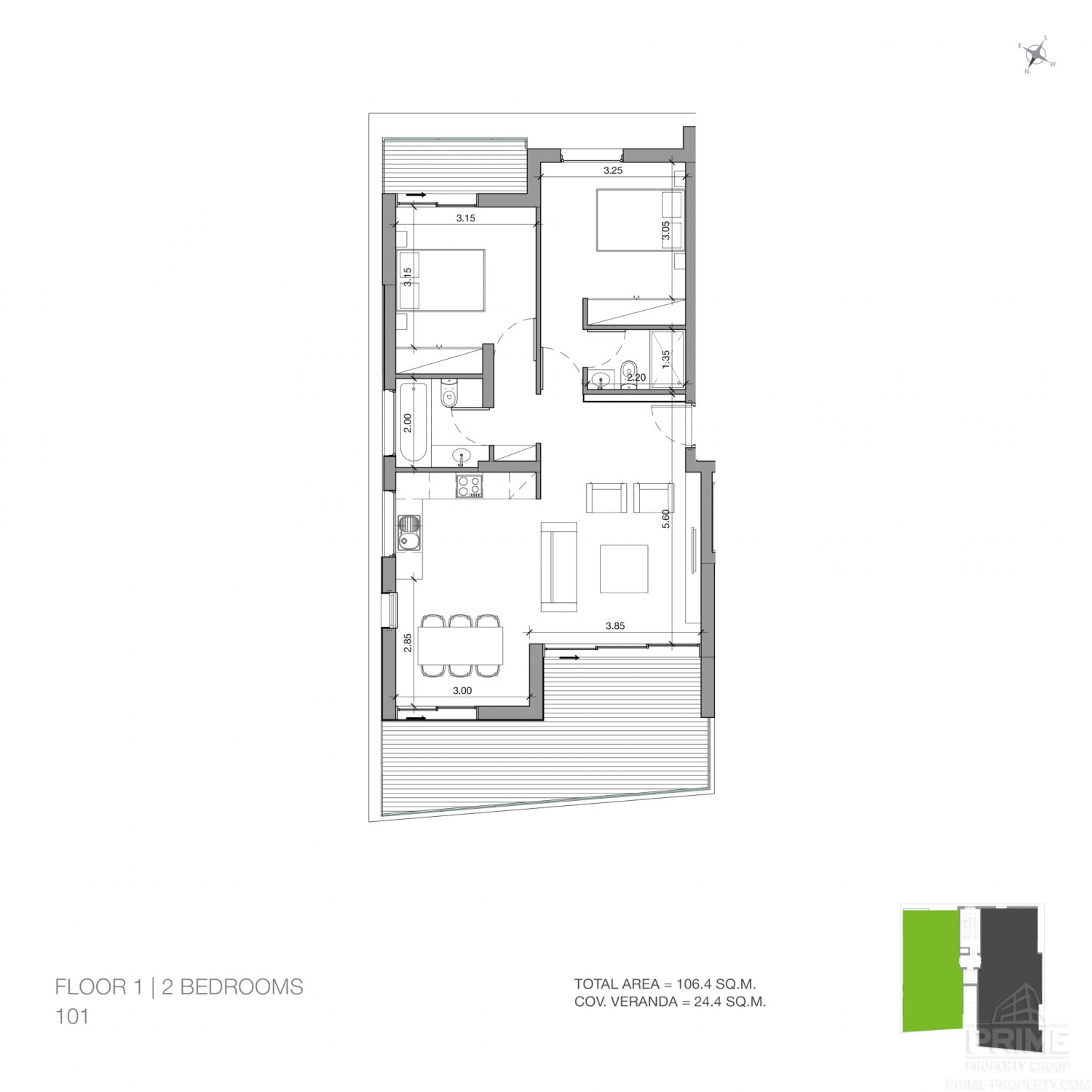 2 bedrooms Apartment in Limassol, Cyprus No. 25467