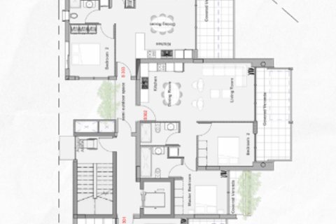 3 bedrooms Apartment in Protaras, Ammochostos, Cyprus No. 28473