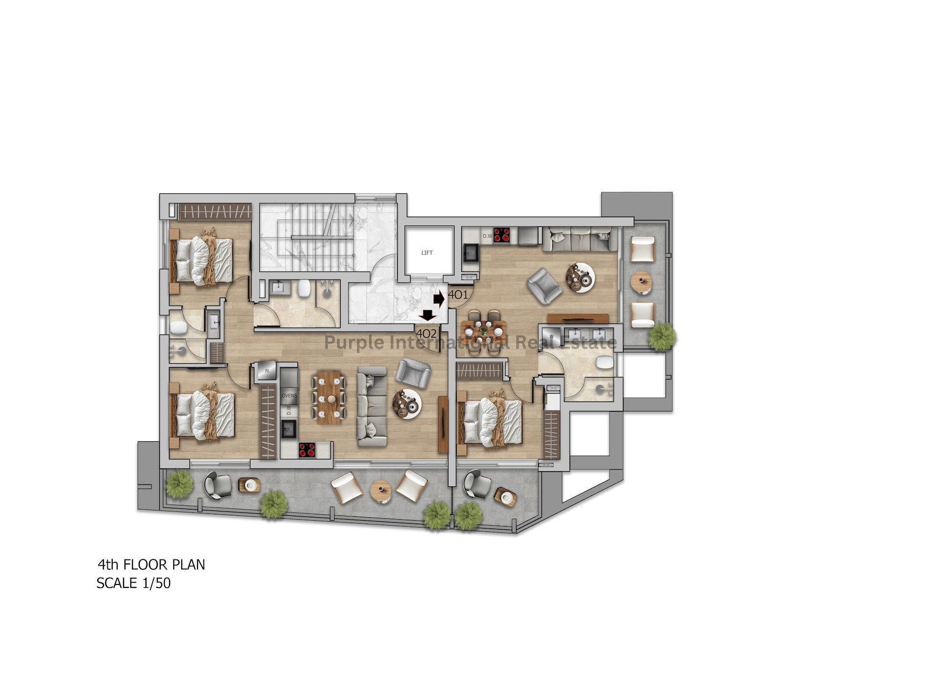 2 chambres Appartement à Larnaca, Larnaka, Chypre No. 53044