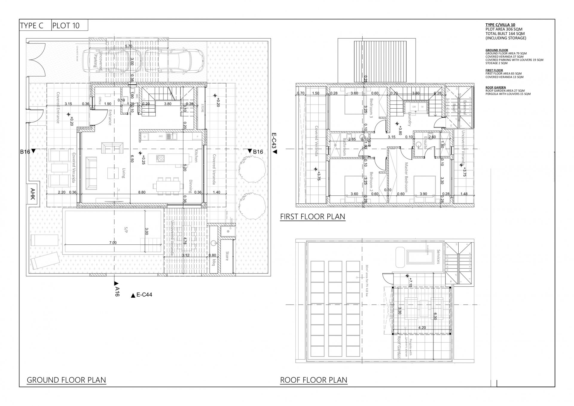 3 dormitorios Villa en Paphos, Chipre No. 33293