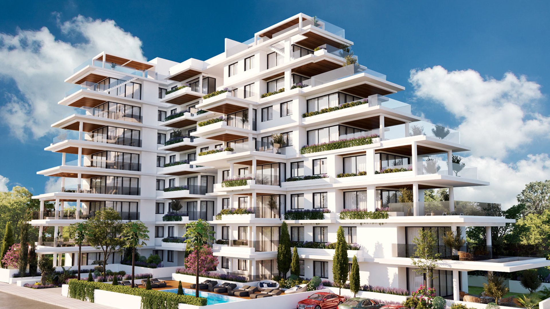 2 chambres Appartement à Larnaca, Larnaka, Chypre No. 26542