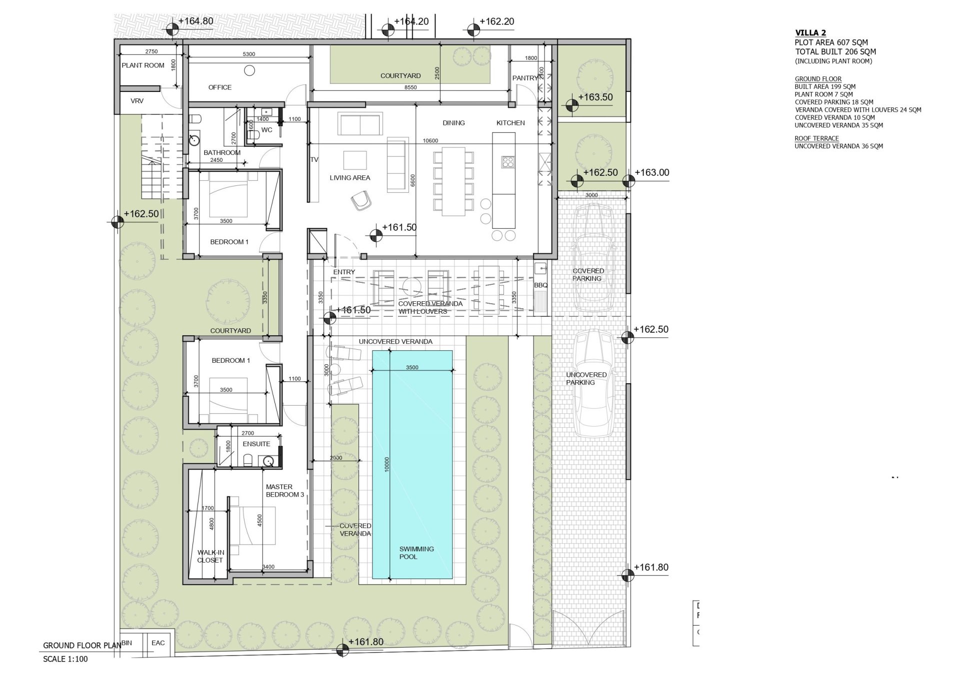 3 bedrooms Bungalow in Paphos, Cyprus No. 53346