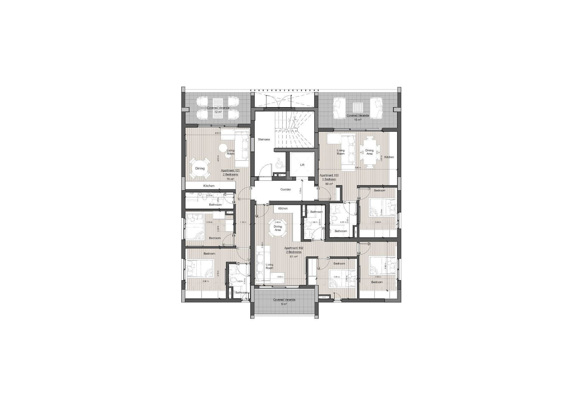 2 bedrooms Apartment in Neapolis, Limassol, Cyprus No. 53349