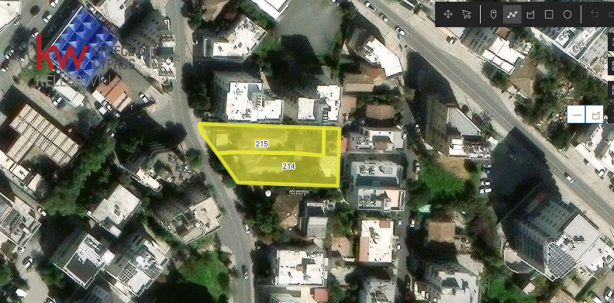 Земельный участок 1260м2 в Никосия, № 40459