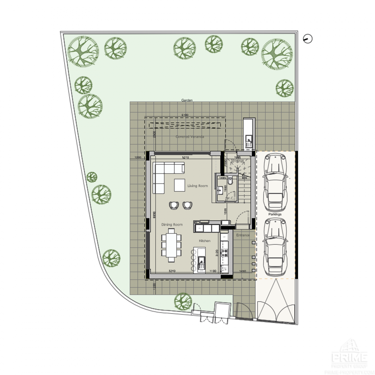 4 chambres Villa à Oroklini, Larnaka, Chypre No. 26708