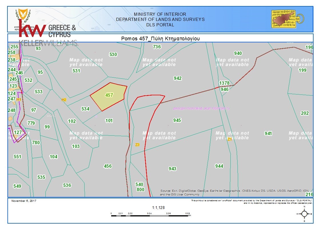 414m2 Terreno en Pomos, Paphos, Chipre No. 56749