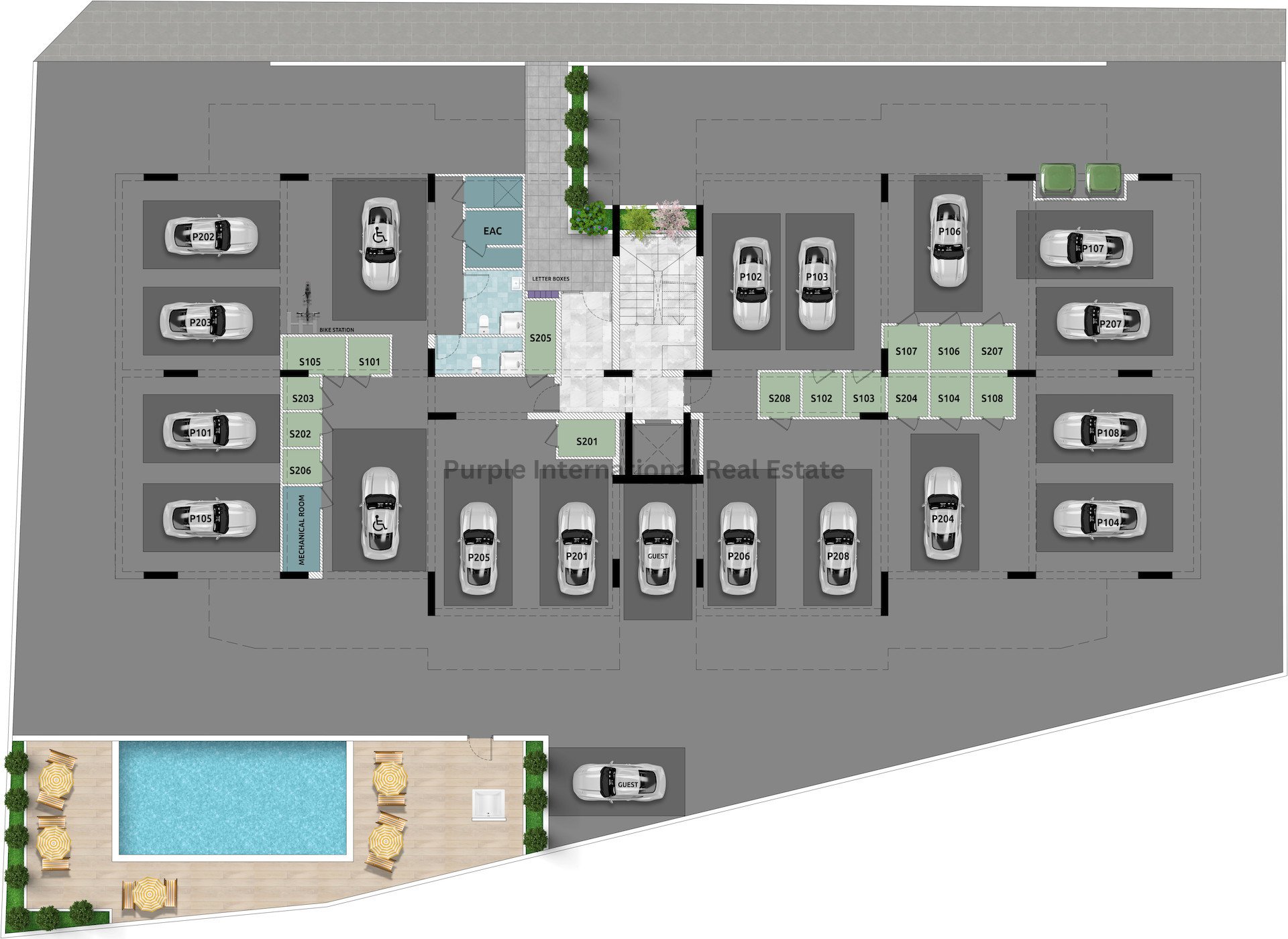 2 dormitorios Apartamento en Oroklini, Larnaka, Chipre No. 57360