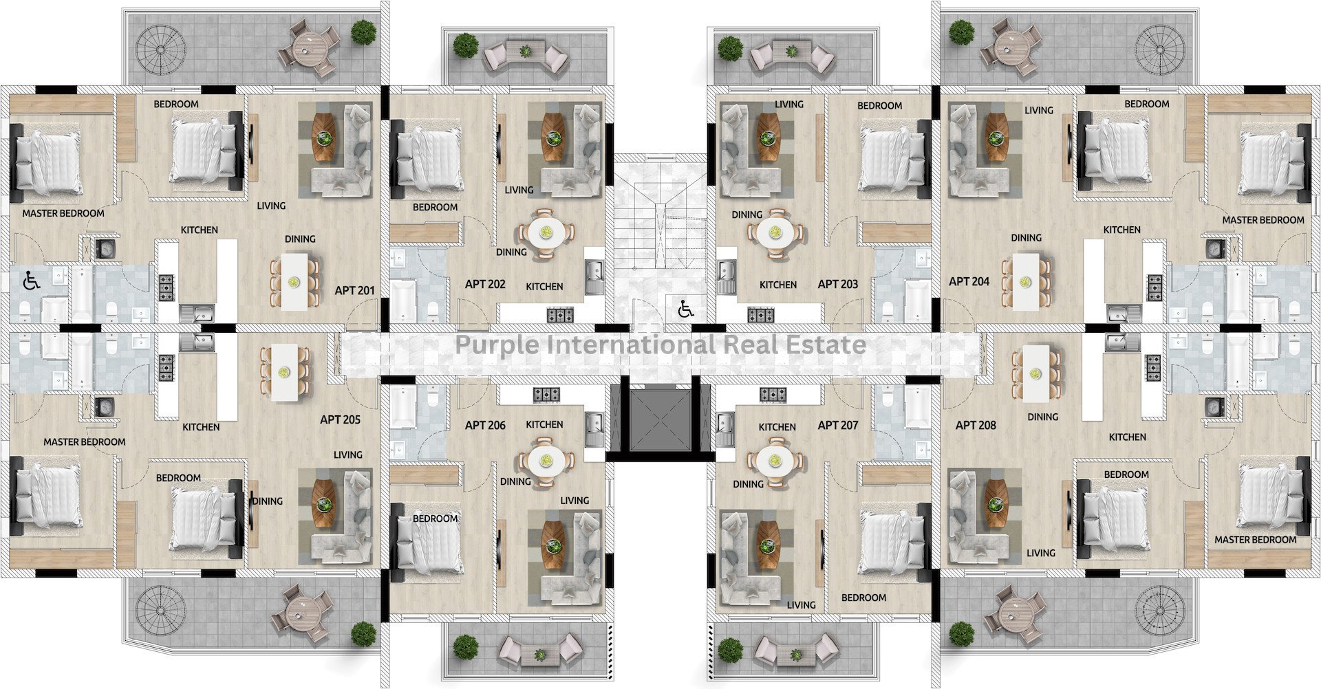2 dormitorios Apartamento en Oroklini, Larnaka, Chipre No. 57360
