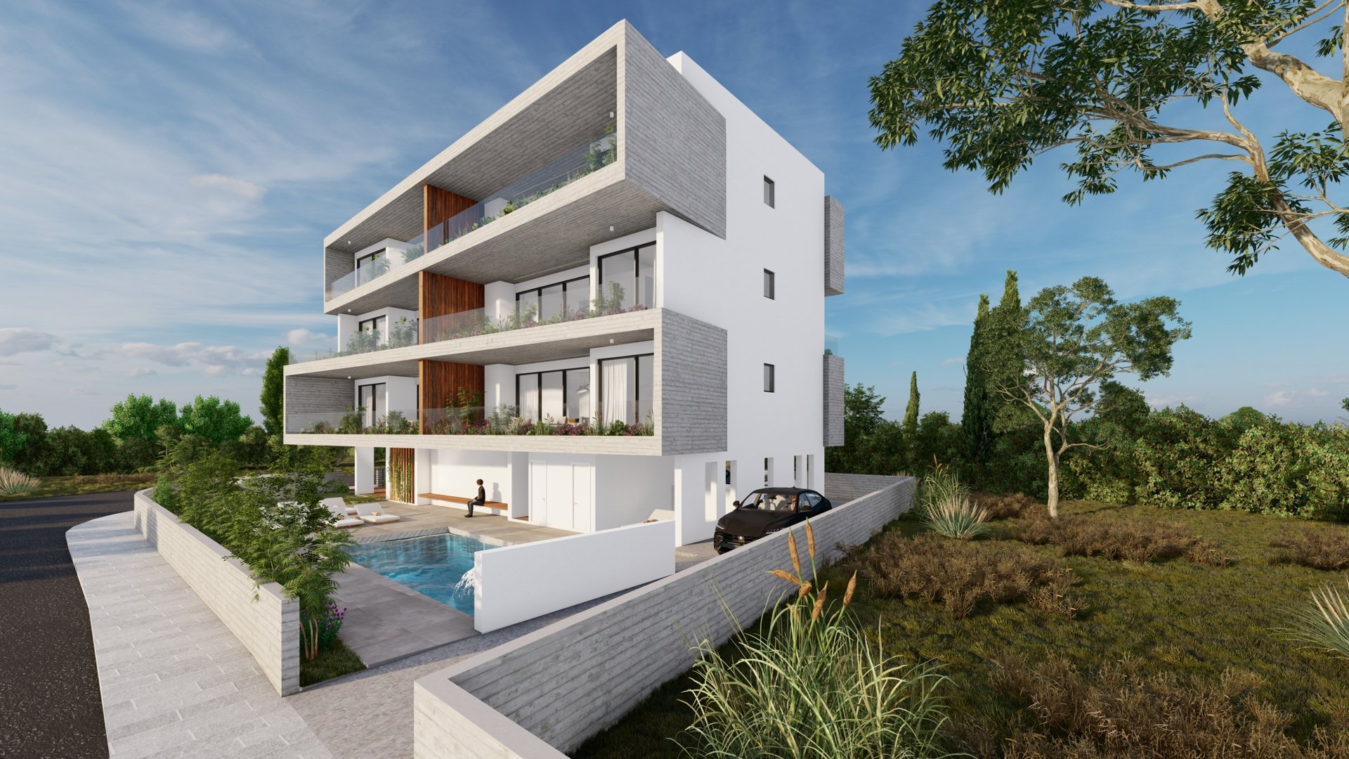 2 chambres Appartement à Paphos, Chypre No. 27142