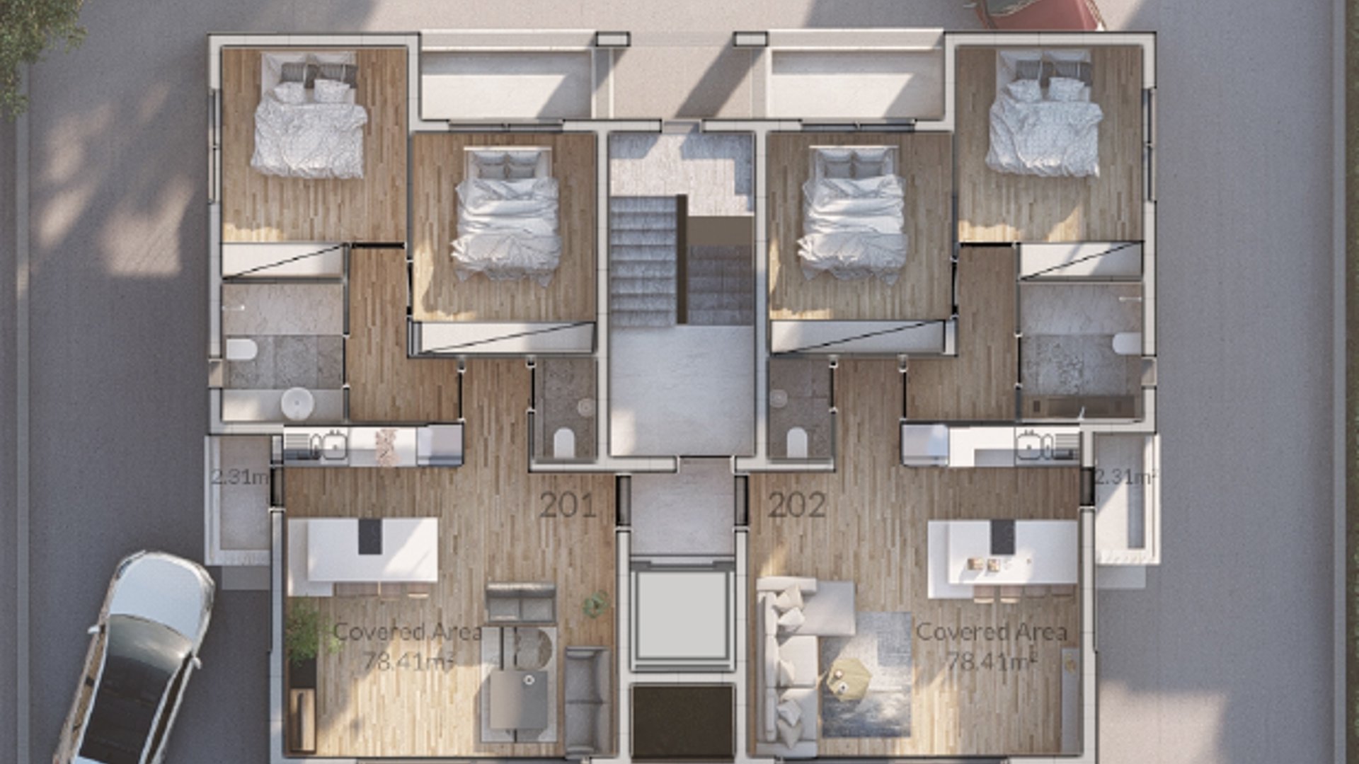 2 bedrooms Penthouse in Ekali, Limassol, Cyprus No. 26595