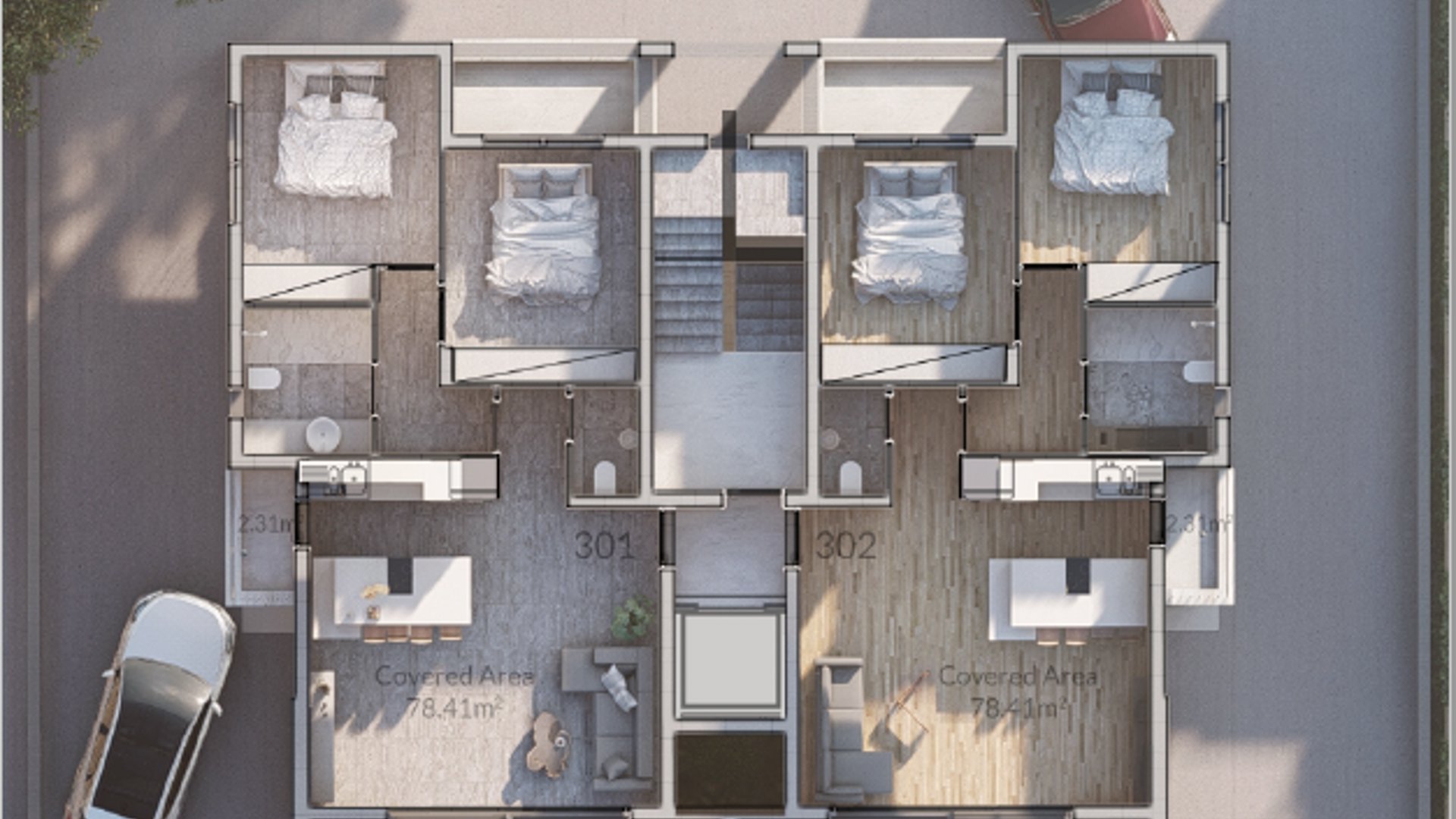 2 bedrooms Penthouse in Ekali, Limassol, Cyprus No. 26595