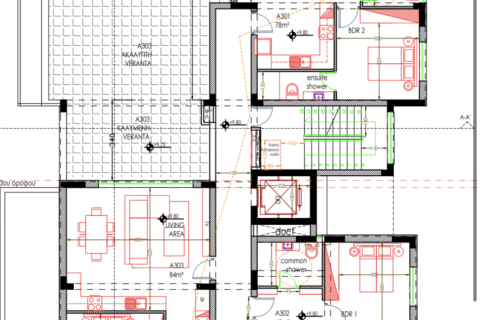 2 bedrooms Apartment in Deryneia, Ammochostos,  No. 50009 3