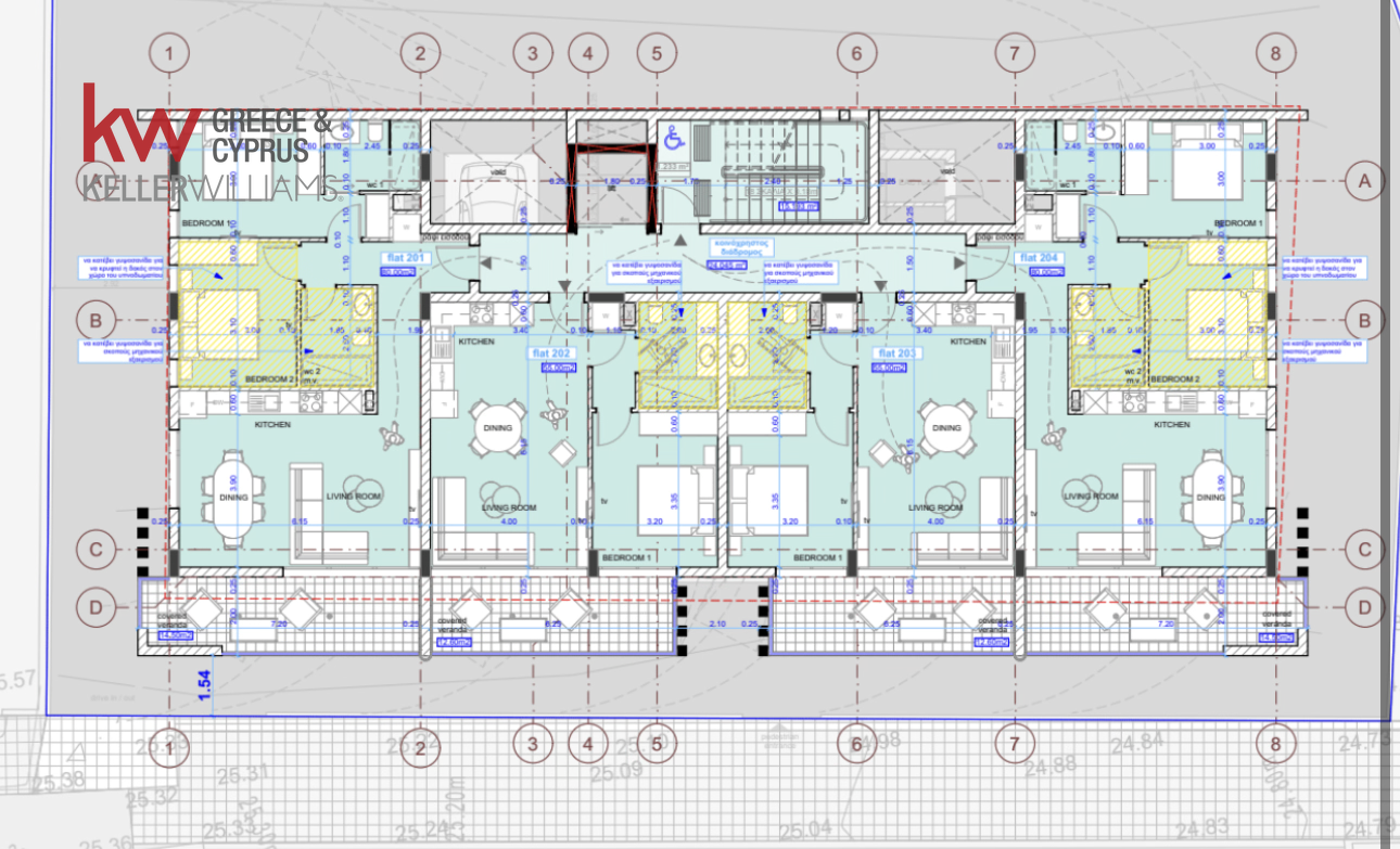 2 bedrooms Apartment in Larnaca, Larnaka, Cyprus No. 50008