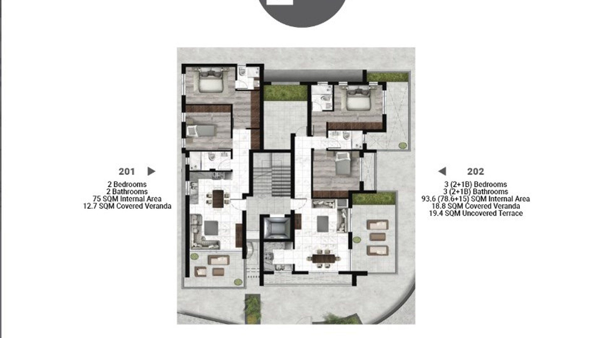 3 bedrooms Penthouse in Zakaki, Limassol, Cyprus No. 28454