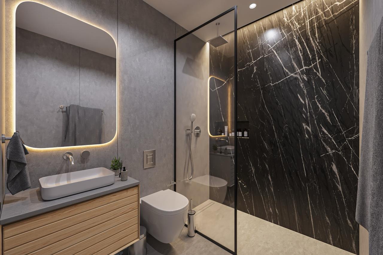 Квартира с 2 спальнями в Ахелея, Пафос, Кипр № 37106