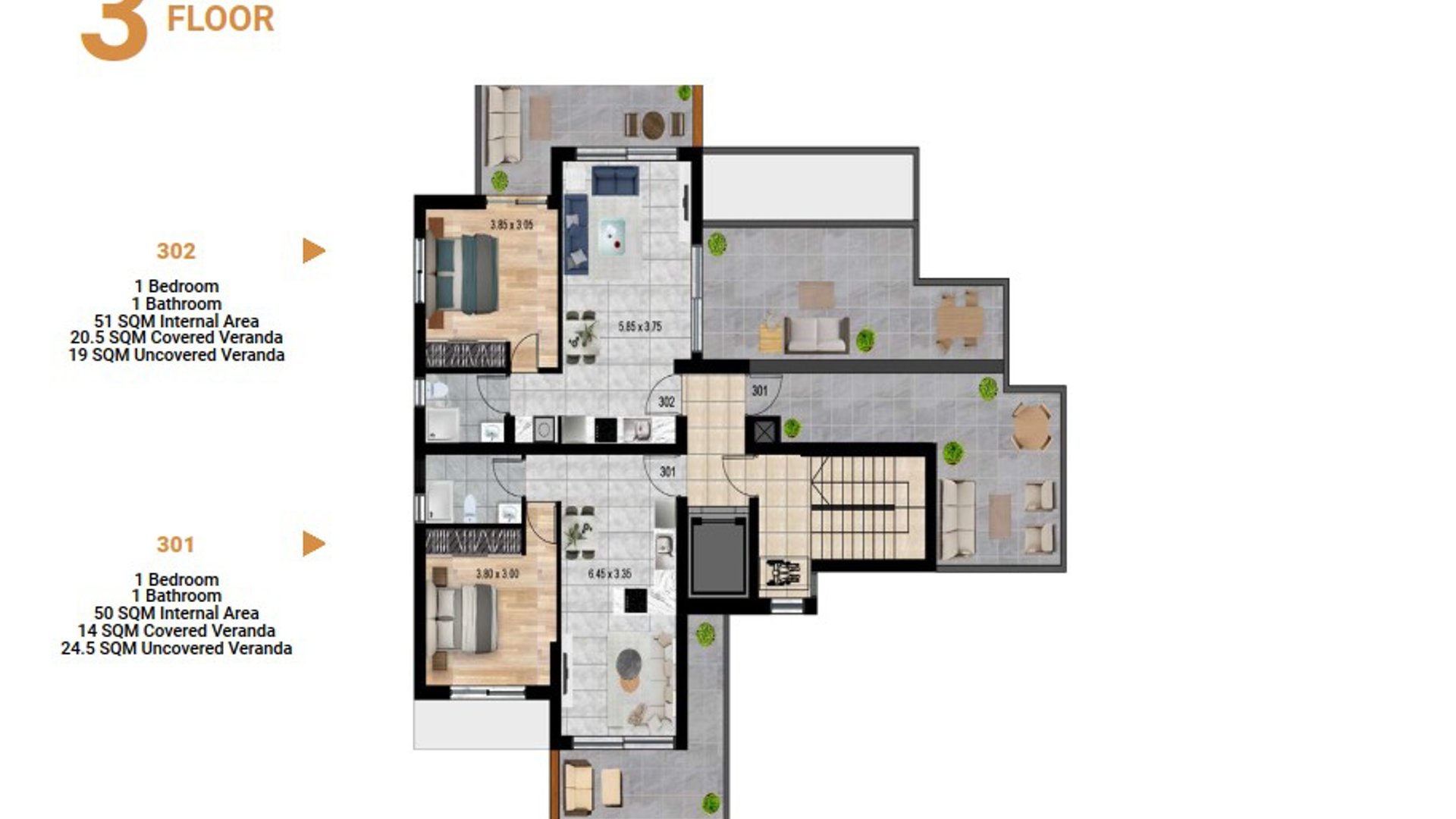 1 chambre Appartement à Zakaki, Limassol, Chypre No. 31052