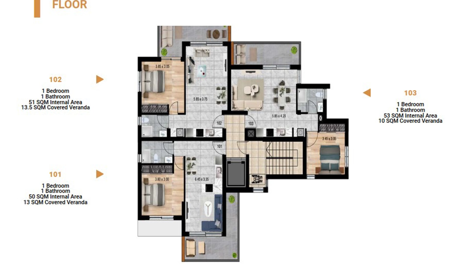 2 chambres Appartement à Zakaki, Limassol, Chypre No. 31057