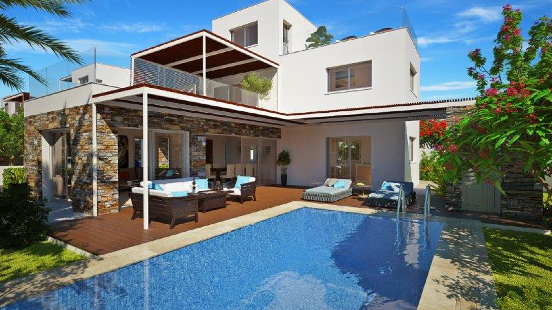 3 chambres Villa à Geroskípou, Paphos, Chypre No. 31753