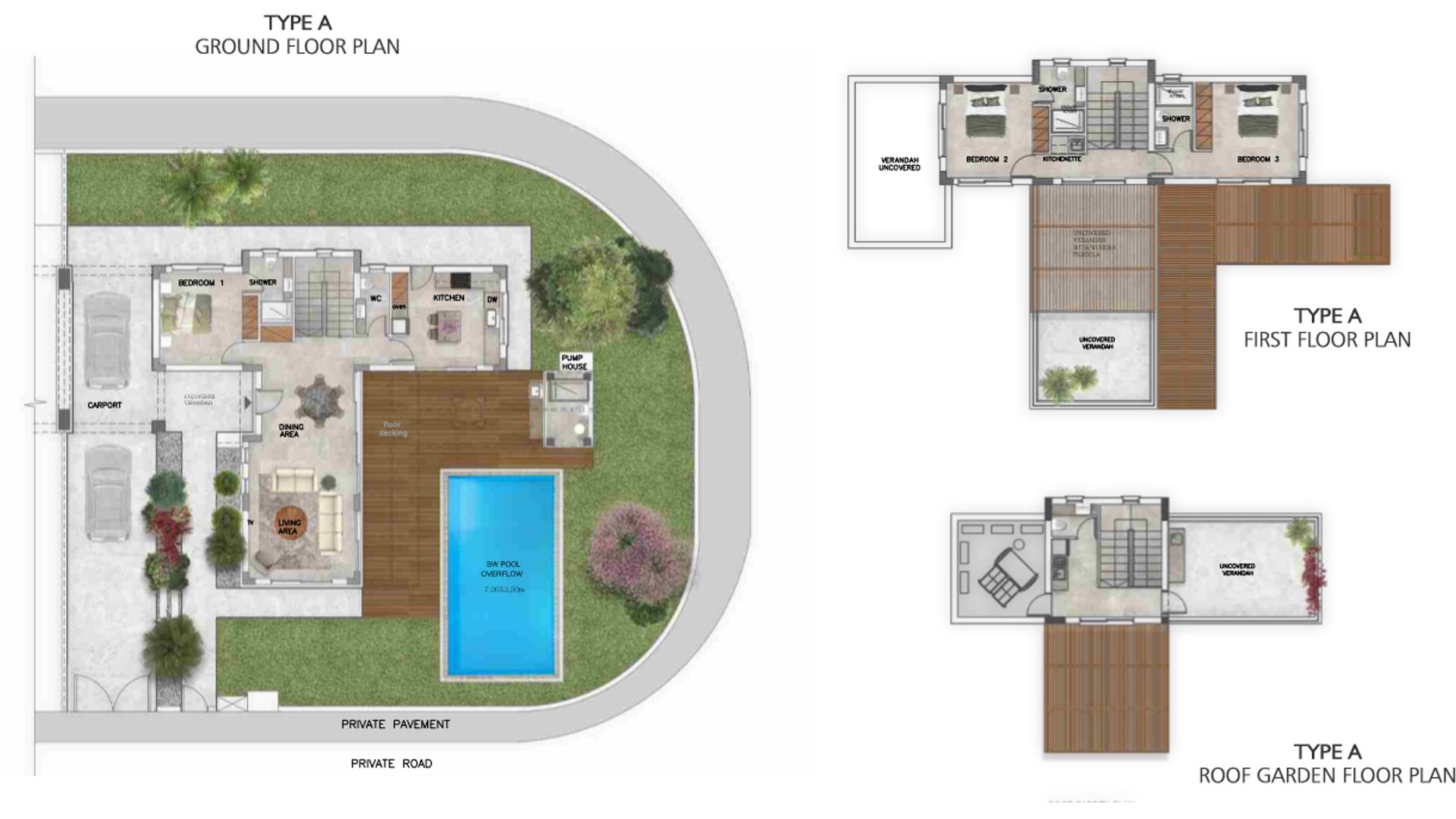 3 chambres Villa à Geroskípou, Paphos, Chypre No. 31753