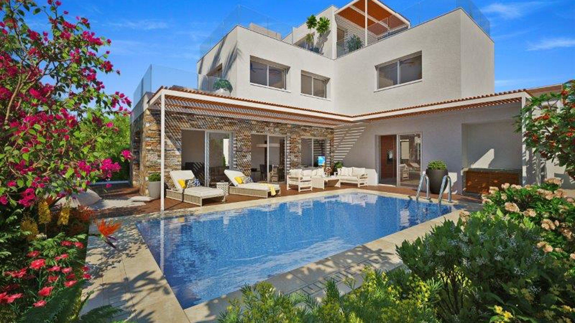 4 bedrooms Villa in Geroskípou, Paphos, Cyprus No. 31755