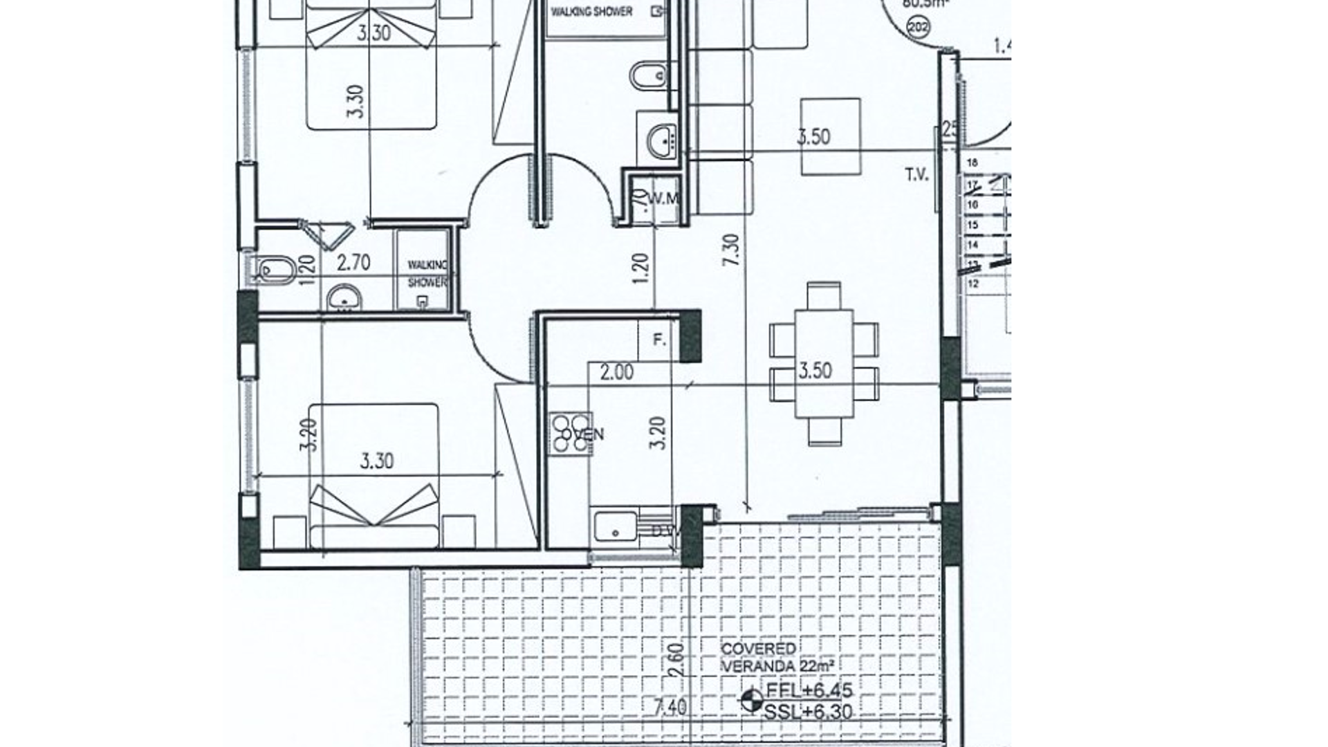 2 chambres Appartement à Aradippou, Larnaka, Chypre No. 26953