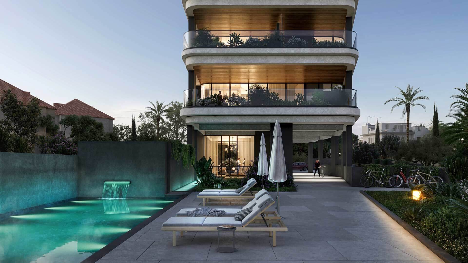 3 chambres Appartement à Capri House Parekklisia, Limassol, Chypre No. 24380