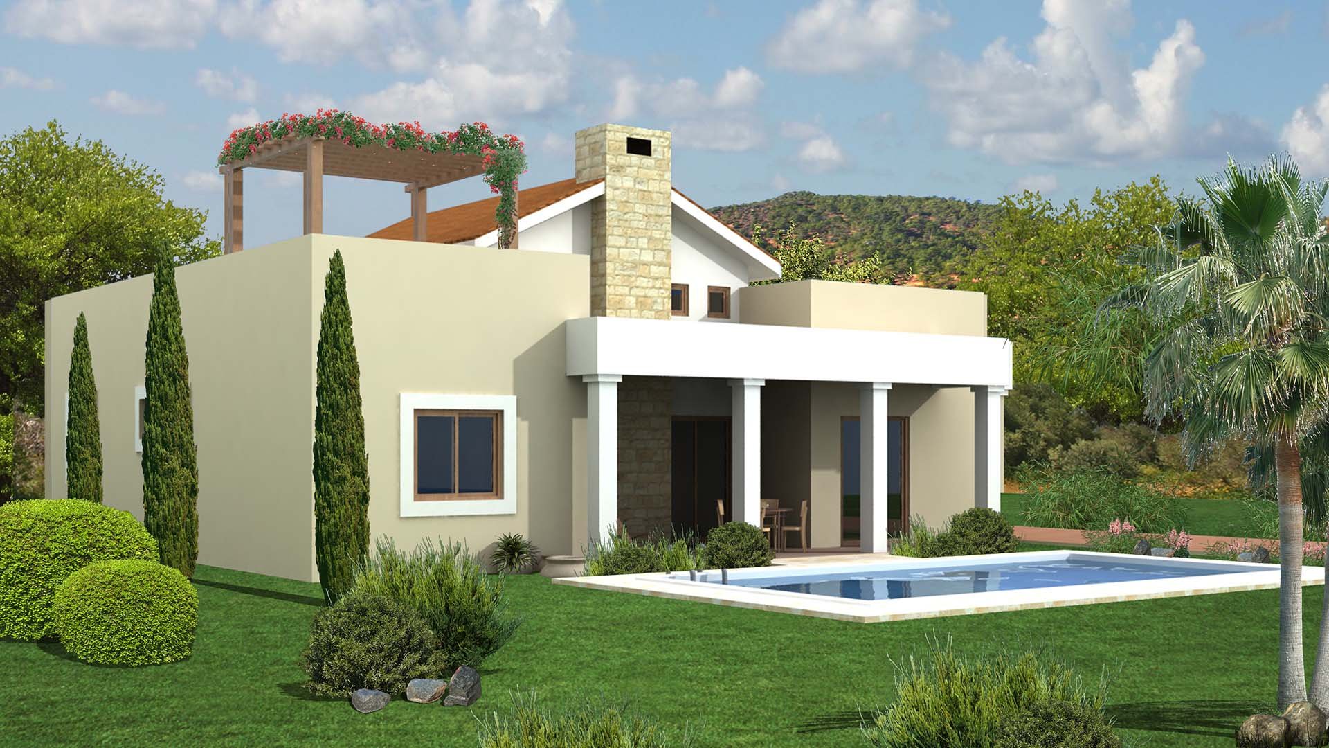 2 dormitorios Villa en Monagroulli Hills Monagroulli, Limassol, Chipre No. 4449