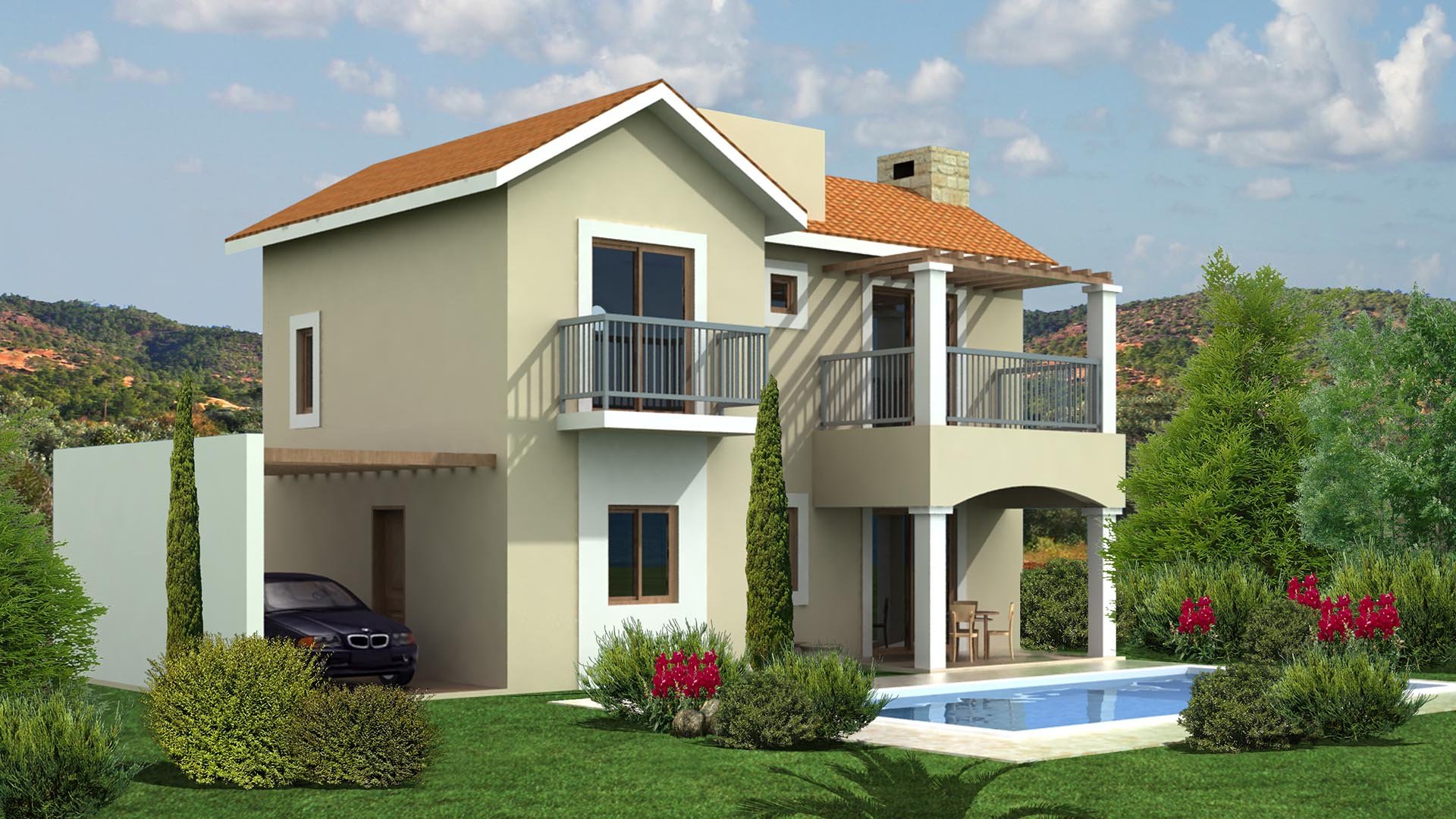 2 dormitorios Villa en Monagroulli Hills Monagroulli, Limassol, Chipre No. 4449