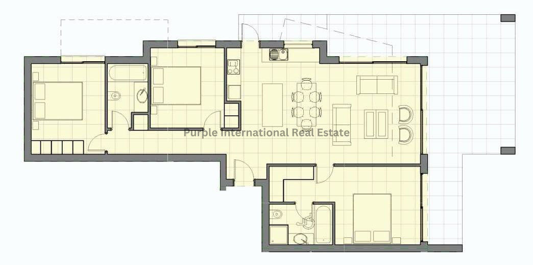 3 bedrooms Apartment in Chloraka, Paphos, Cyprus No. 8451