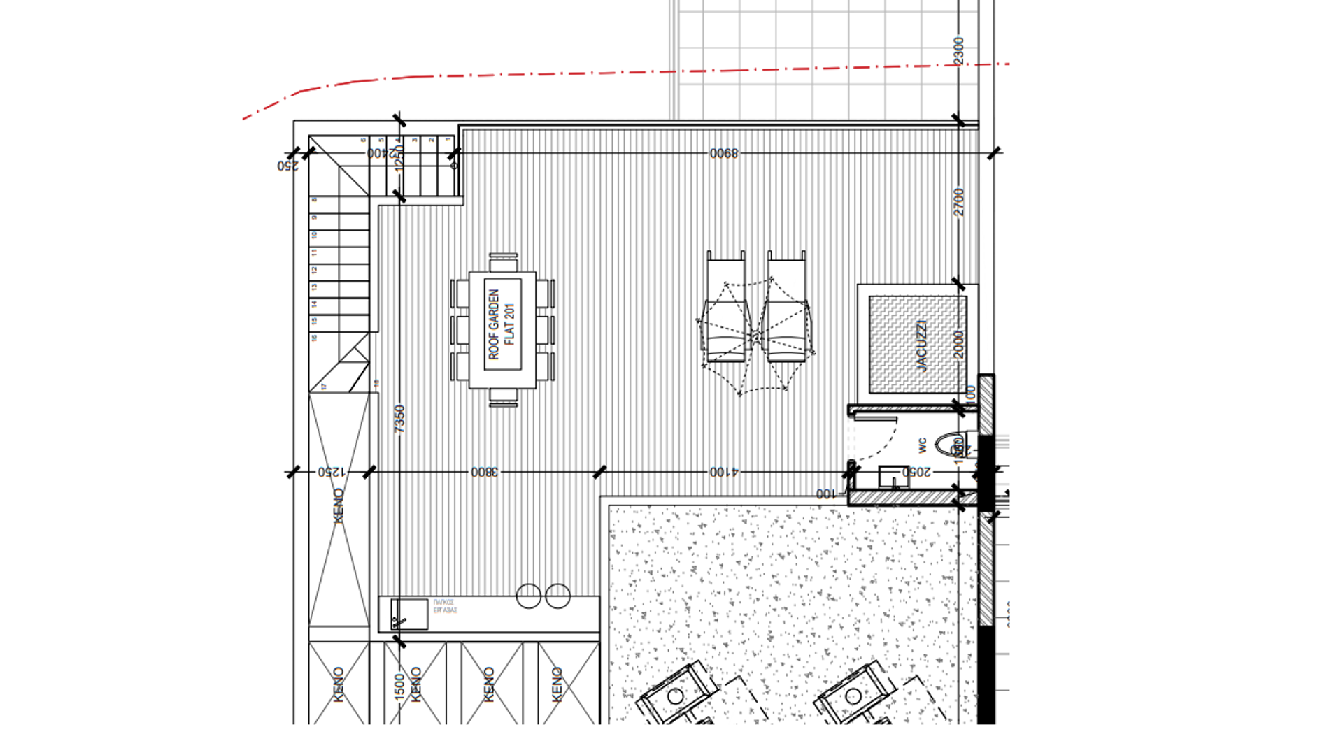 2 bedrooms Penthouse in Aradippou, Larnaka, Cyprus No. 27011