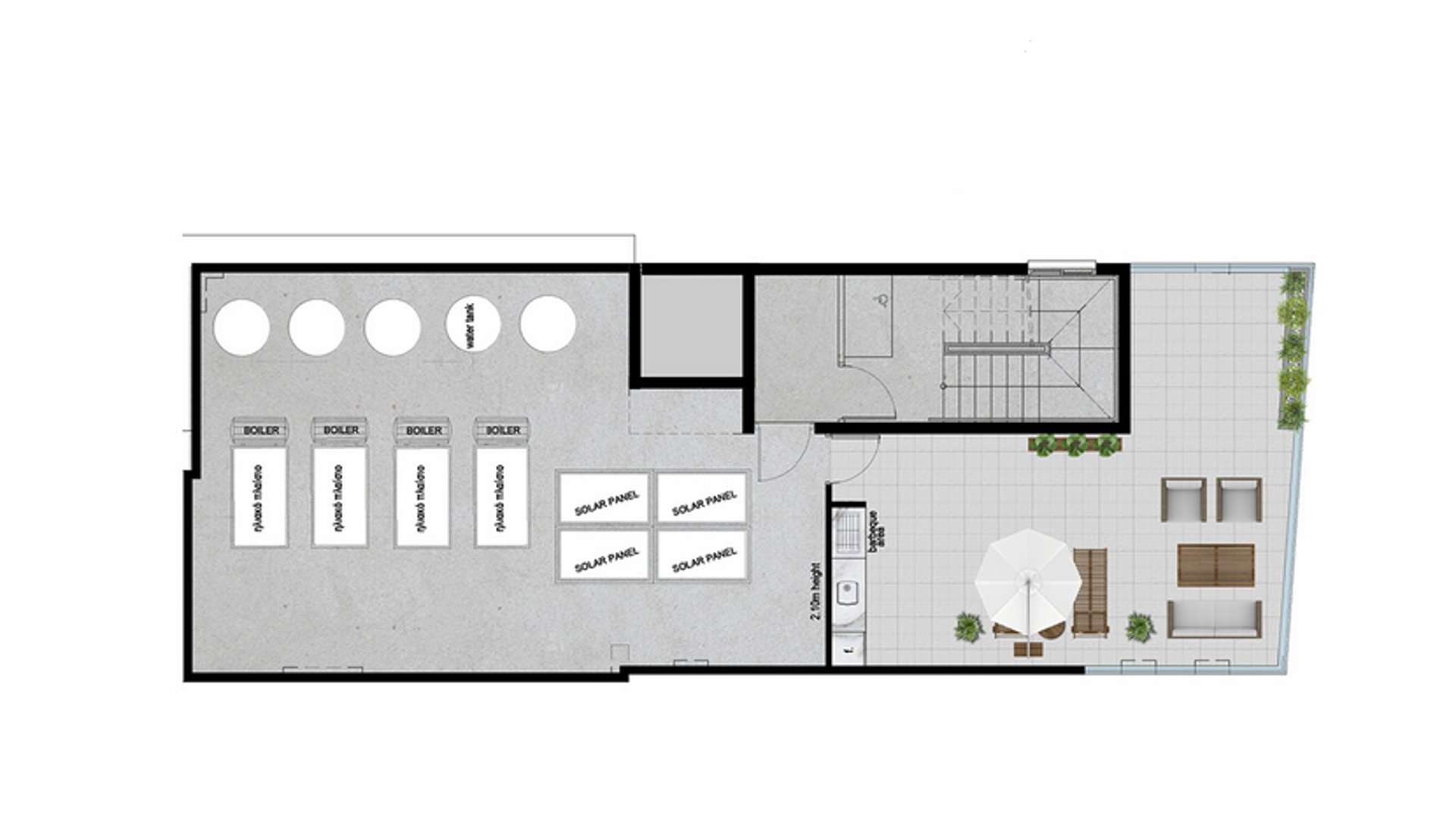 3 chambres Penthouse à Larnaca, Larnaka, Chypre No. 28812