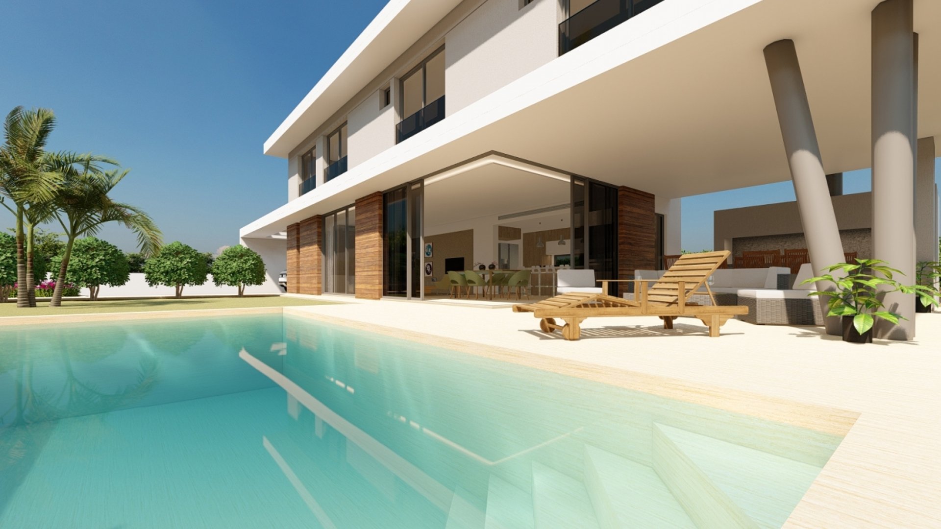 4 chambres Villa à Larnaca, Larnaka, Chypre No. 26315