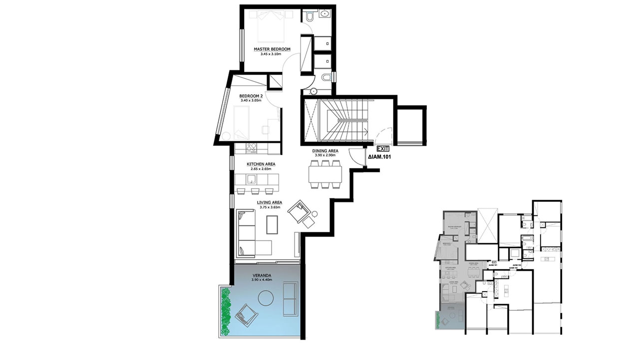 Sappho Residence à Aglandjia, Nicosia, Chypre No. 5783