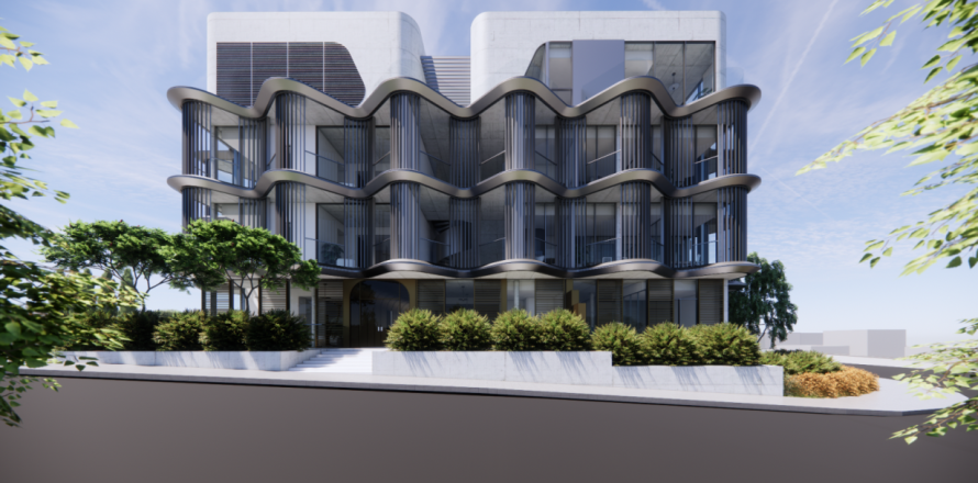 Пентхаус с 3 спальнями в Пафос, № 48391