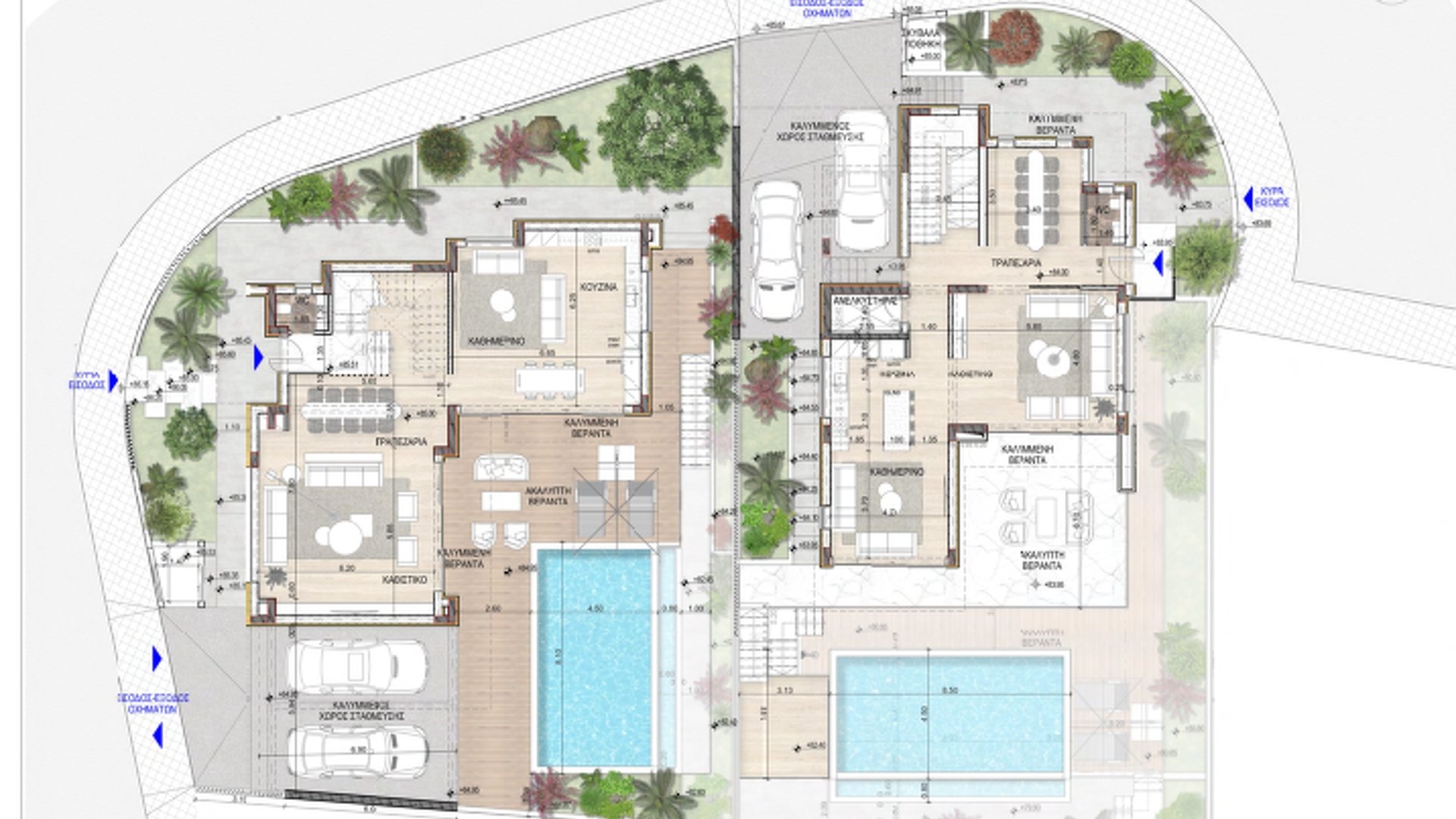 5 chambres Villa à Limassol, Chypre No. 28292
