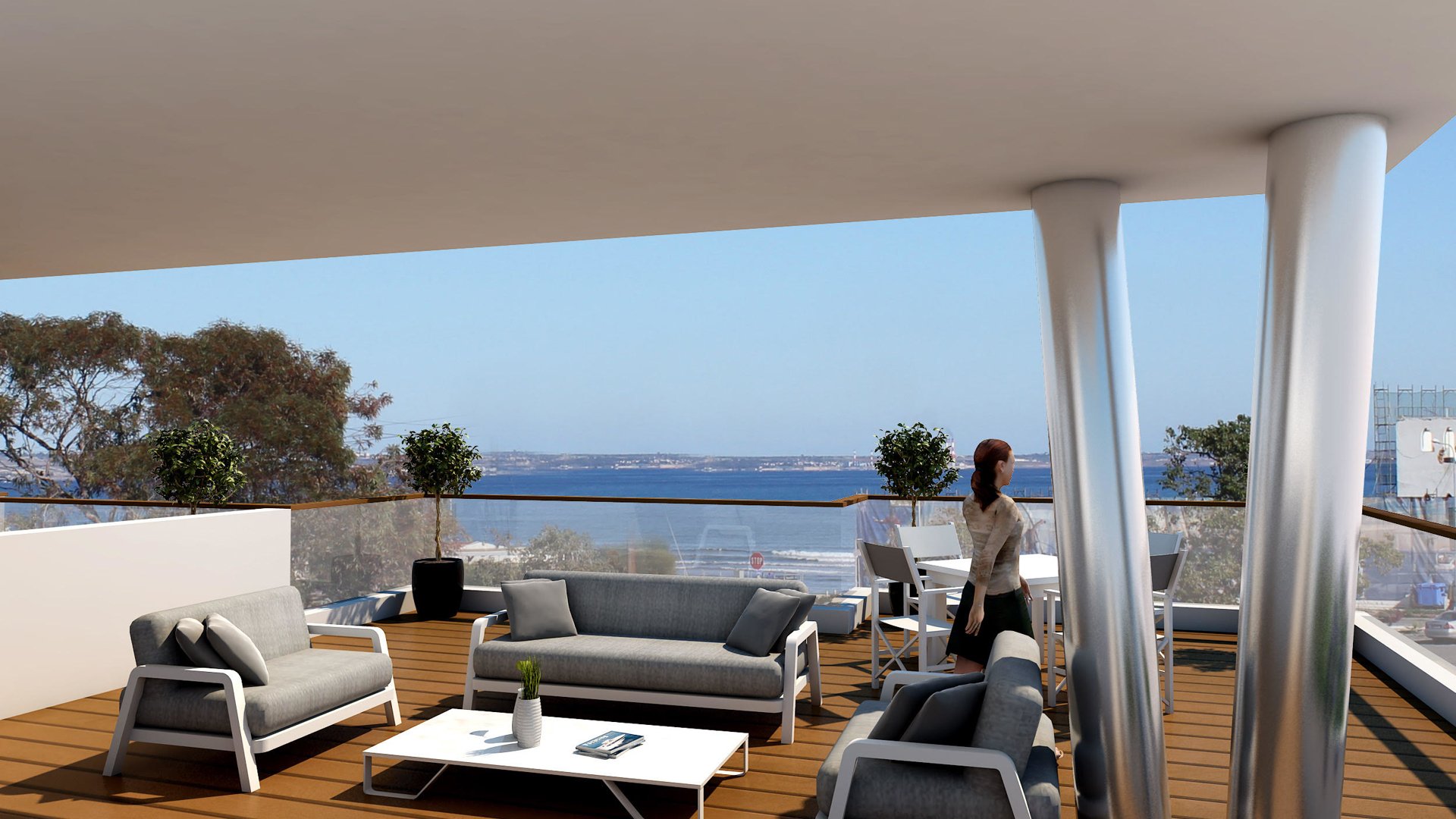 3 bedrooms Penthouse in Larnaca, Larnaka, Cyprus No. 26389