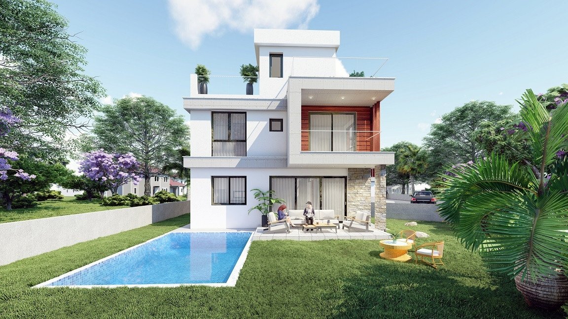4 bedrooms Villa in Agios Tychonas, Limassol, Cyprus No. 25067
