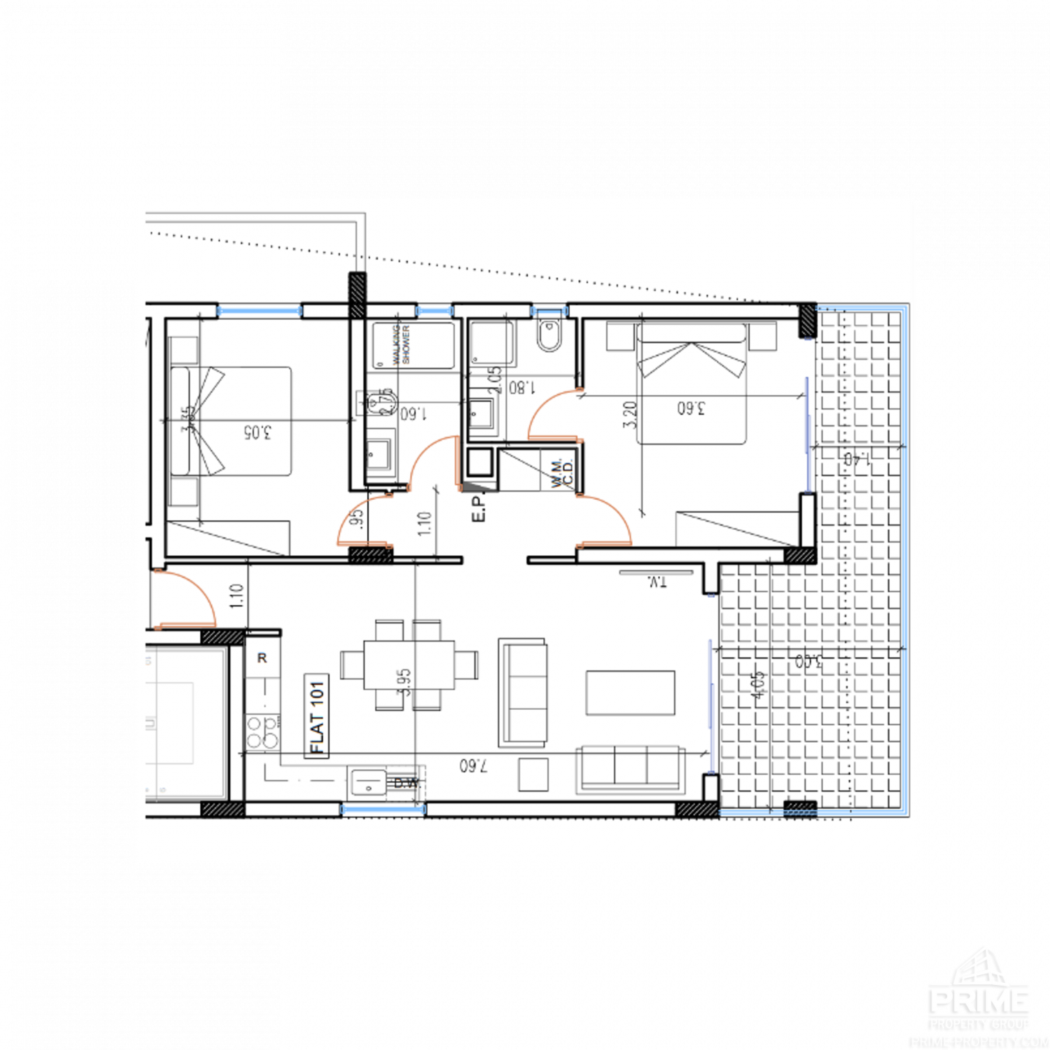 2 chambres Appartement à Aradippou, Larnaka, Chypre No. 26869