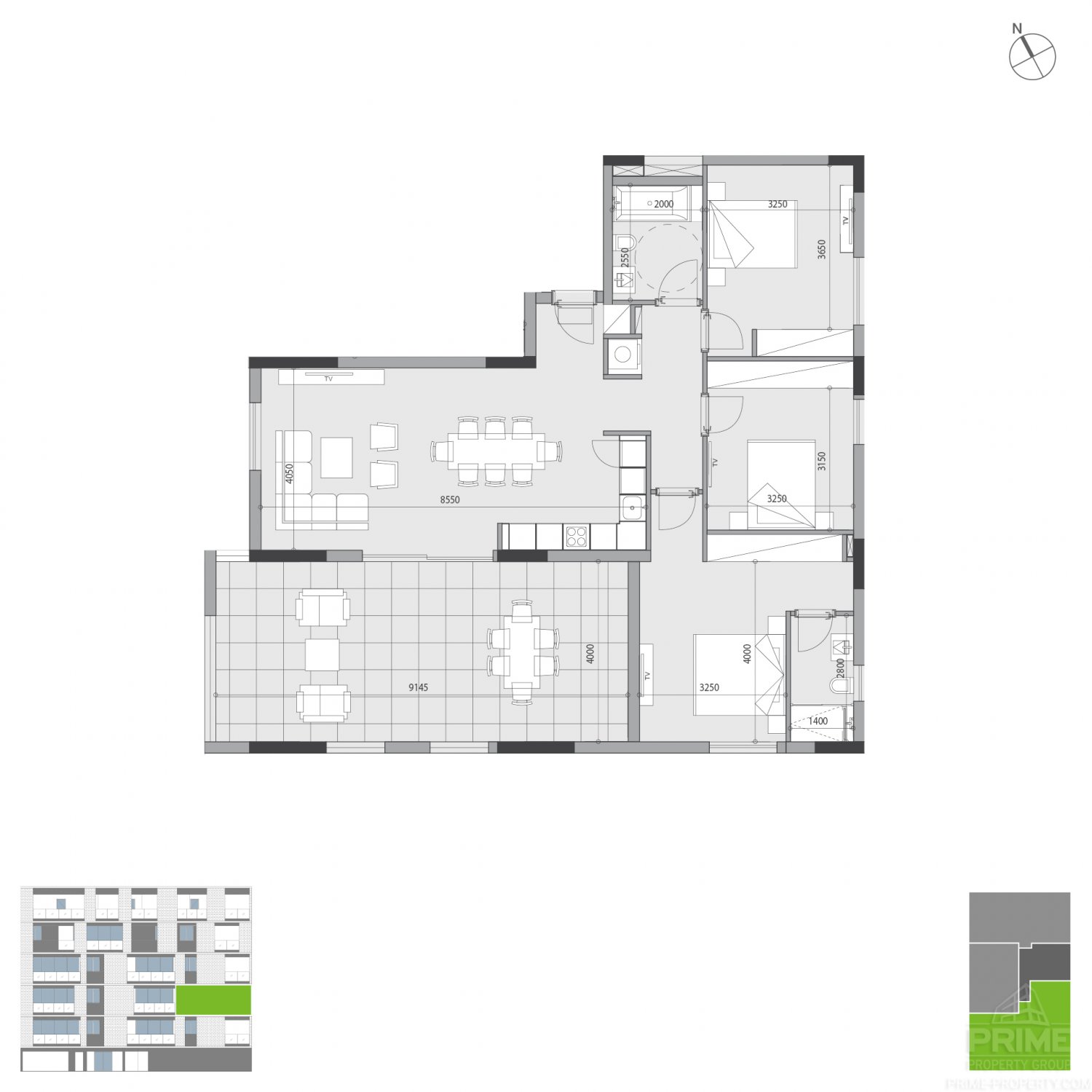 3 chambres Appartement à Potamos tis Germasogeias, Germasogeia, Limassol, Chypre No. 26338