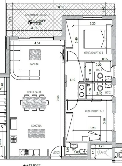 2 bedrooms Apartment in Agios Athanasios, Limassol, Cyprus No. 25378