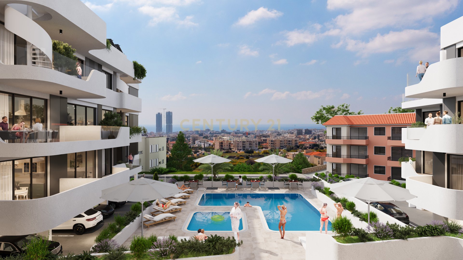 2 bedrooms Apartment in Agios Athanasios, Limassol, Cyprus No. 55392