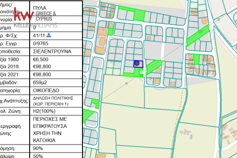 659m2 Land in Pyla, Larnaka,  No. 52145
