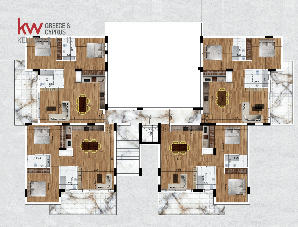 1 bedroom Apartment in Larnaca, Larnaka, Cyprus No. 40646
